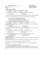 ĐỀ KIỂM TRA 1 TIẾT THAM KHẢO-LẦN 2