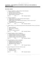 Fundamentals of business statistics 5th edition anderson test bank 