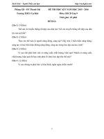 Đề thi học kì 1 môn Giáo dục công dân lớp 9 trường THCS Cự Khê, Hà Nội năm học 2015 - 2016