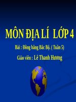 Đồng bằng bắc bộ   địa lí 4 