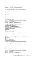 Financial management principles and applications 12th edition titman test bank 