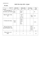 de va dap an kiem tra 1 tiet dia ly khoi 6 co ma tran 29497