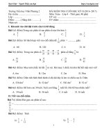 bai kiem tra cuoi hoc ki 2 mon toan 4