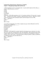 Fundamentals of human resource management 2nd edition gary dessler test bank 