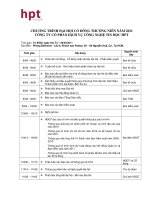 Chuong trinh Dai hoi co dong thuong nien nam 2011