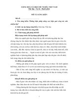 sáng kiến những biện pháp nâng cao hiệu quả công tác chủ nhiệm lớp 