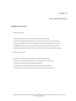 Fundamentals of investments valuation and management 7th edition jordan test bank 