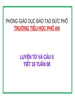 Tuần 7-8. Luyện tập về từ nhiều nghĩa