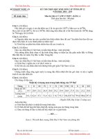 De thi Dia HSG 12 Tinh Nghe An Bang A (2010-2011)