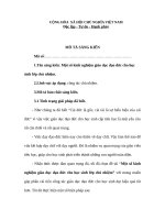 sáng kiến một số kinh nghiệm giáo dục đạo đức cho học sinh lớp chủ nhiệm 