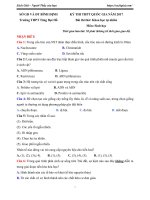 Đề thi thử THPT Quốc gia năm 2017 môn Sinh học trường THPT Tăng Bạt Hổ, Bình Định