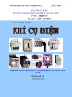 GIÁO TRÌNH KHÍ cụ điện hạ THẾ