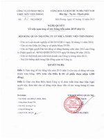 (07 12 2015) So 162 NQ HDQT tam ung co tuc dot 1 nam 2015