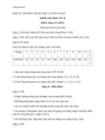 de va dap an kiem tra hki dia ly 6 thcs cao ky 92542