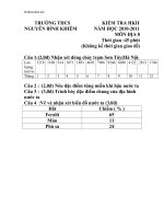 de kiem tra hkii mon dia ly lop 8 cuc hay 39331