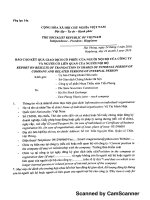 (26 05 2016)   Bao cao ket quan giao dich co phieu cua Truong ban KS