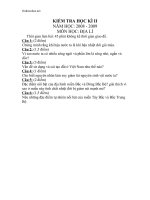 de kiem tra hkii dia ly lop 8 2008 2009 18910