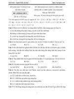 Đề thi thử THPT Quốc gia năm 2017 môn Hóa học Sở GD&ĐT Quảng Nam