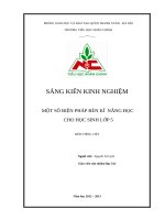 MỘT số BIỆN PHÁP rèn kĩ NĂNG đọc CHO học SINH lớp 5 