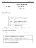 de thi hoc ky 1 mon tin hoc lop 6 de 1