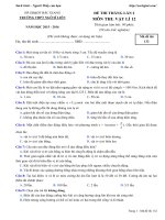 de thi thu thpt quoc gia mon vat ly lan 2