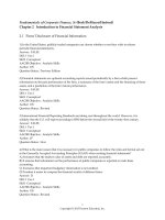 Fundamentals of corporate finance 3rd edition berk test bank 