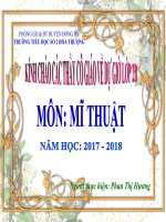 Mĩ thuật chủ để 3 - lop 2