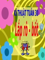 lắp rô bốt   kĩ thuật 5 