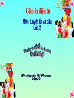 Tên riêng và cách viết tên riêng câu kiểu   ai là gì   LTC 2 