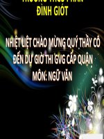 Văn 7  tiết 57  một thứ quà của lúa non cốm 