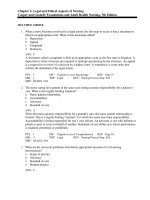 Foundations and adult health nursing 7th edition cooper test bank 