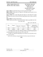 Đề thi học sinh giỏi môn Địa lý lớp 9 trường THCS Thúc Kháng, Hải Dương năm học 2015 - 2016