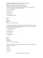 Fundamentals of organizational behaviour fifth canadian edition 5th edition langton test bank 