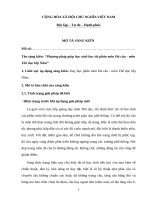 sáng kiến phương pháp giúp học sinh học tốt phân môn đá cầu   môn thể dục lớp năm 