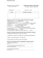 de kiem tra 15 tieng anh 7 co dap an 17324