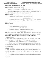 Ôn thi THPT quốc gia De Toan A