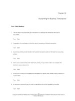 Financial and managerial accounting 6th edition wild test bank 