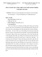 SKKN Sưu tầm, lựa chọn, lồng ghép trò chơi dân gian vào các hoạt động cho trẻ mẫu giáo 5 – 6 tuổi tại trường Mầm non 12 thành phố Đà Lạt