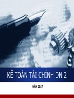 Kế toán tài chính - GV Lê Thị Bích Thảo - Tài liệu học tập KẾ TOÁN HĐ XNK1