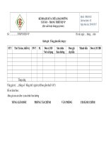 BM.08.02 bảng kê kế hoạch dự trù kinh phí