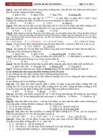 BÀI TẬP CHƯƠNG 1 VẬT LÍ 11 CB