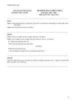 de kiem tra 15 phut ngu van 11 huyen cai be 56770