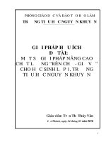SKKN Giải pháp nâng cao chất lượng Rèn chữ  Giữ vở cho học sinh lớp 1, trường TH Nguyễn Khuyến