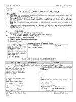 Giáo án word tháng 9   toán 9  ti so luong giac cua goc nhon 