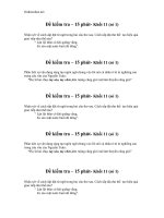 mot so de kiem tra 15 phut hay ngu van 11 82669