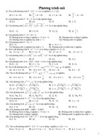 TracNghiemPhuong trinh mulogarit