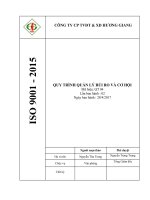 QT04. QUY TRÌNH QUẢN LÝ RỦI RO