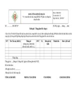 BM.09.03 bảng tổng hợp kế hoạch