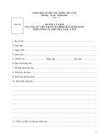 Đại hội cổ đông – by Vinatea. Địa chỉ: 92 Võ Thị Sáu, Hà Nội, Điện thoại: +84-24 3622 6990, Email: info vinatea.com.vn 8. So yeu ly lich