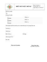 BM.06.13 biên bản hồ sơ hủy